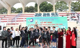 Ngày hội thể thao trường THCS Tây Sơn vui hết cỡ, tween "đổi màu huy chương"