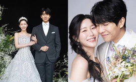 Loạt ảnh cưới đẹp như mơ của Lee Seung Gi - Lee Da In: Cô dâu chú rể cười tít mắt