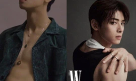 "Thiên tài gương mặt" Cha Eun Woo khoe cơ bụng trong ảnh bìa tạp chí khiến fan trầm trồ