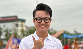 MC Sơn Lâm - người "tạo nhiệt" điểm cầu Thanh Hóa cho tân Quán quân Olympia 23