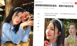 "Bắt trend" Lưu Diệc Phi ôm hoa, Á hậu Phương Nhi được trang tin xứ Trung khen hết lời