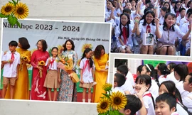 Hà Nội: Trường THCS Tây Sơn đón tween lớp 6, hội "tiền bối" giải đáp tất tật cho tân binh