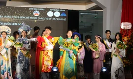 Hội thi Học sinh Thanh lịch trường THCS Ngô Sĩ Liên: Trang phục dân tộc đỉnh cao!