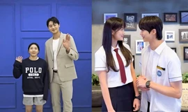 2 VĐV Olympics gây sốt với màn "parody" so chiều cao của cặp đôi Lovely Runner