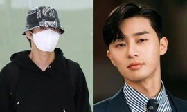 Park Seo Joon diện nguyên cây đen ra sân bay, chuẩn bị đi đóng phim điện ảnh Marvel