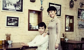 Hồng Nhung, Mỹ Linh chụp ảnh theo chủ đề “Người Hà Nội”