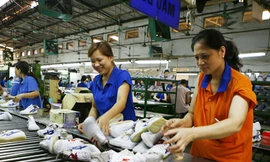 Mức thưởng bình quân cho NLĐ Tết Quý Tỵ này khoảng 3,5 triệu đồng/người Ảnh: Hồng Vĩnh