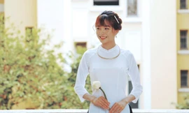 Năm mới cận kề, nữ sinh Xuân Tuyền, trường ĐH Văn Lang hóa thân thành cô tiểu thư nhà họ Hứa xinh đẹp