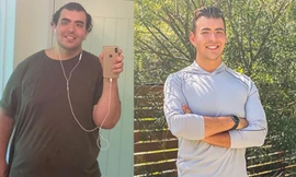 Chàng trai New ZeaLand “lột xác” thành mỹ nam phòng gym nhờ giảm 94kg