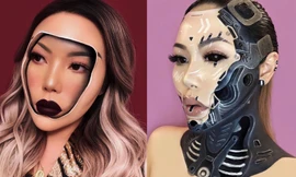 “Phù thủy make-up” Canada và phong cách trang điểm ảo ảnh thị giác