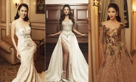 Ngắm thí sinh HHHV đẹp hút hồn với váy dạ hội trước 'giờ G'