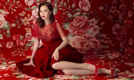 Giang Hồng Ngọc quyến rũ với váy đỏ rực, chia sẻ kế hoạch đón Tết