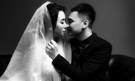 Khắc Việt tung ảnh cưới đen trắng bên vợ DJ nóng bỏng trước 'giờ G'