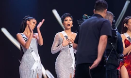 Những biểu cảm hồi hộp đến 'rớt tim' của H'Hen Niê trong đêm chung kết