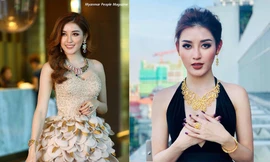 Huyền My xuất hiện đẹp quyến rũ, được truyền thông săn đón ở Myanmar