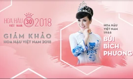 Hoa hậu Bùi Bích Phương là giám khảo thứ 2 của Hoa hậu Việt Nam 2018.