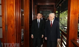 Hình ảnh các hoạt động của Quốc vương Campuchia tại Việt Nam