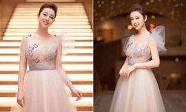 'Gái ba con' Jennifer Phạm khoe vòng 1 quyến rũ với váy xuyên thấu