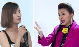 Phát ngôn trịch thượng, thí sinh The Face bị Thanh Hằng 'dằn mặt'.