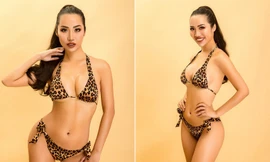 Tình cũ Kim Lý mặc bikini nóng 'bỏng mắt' dự thi Miss Super Talent 2018