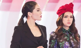 Hương Giang, Kỳ Duyên 'đứt ruột' đưa học trò vào phòng loại ở Siêu mẫu Việt Nam 2018.