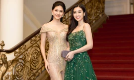 Hoa hậu Mỹ Linh, Thanh Tú đọ sắc trên thảm đỏ Mai Vàng