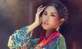 Nguyễn Thị Loan hoá Nam Phương hoàng hậu trong bộ ảnh đón Xuân