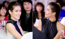 Hoa hậu Dayana Mendoza lộng lẫy dự dạ tiệc cùng thí sinh HHHV