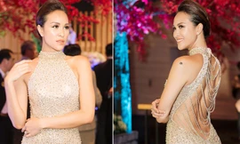 Siêu mẫu Phương Mai khoe trọn lưng trần gợi cảm