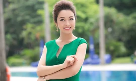 Jennifer Phạm rạng ngời sánh đôi ông xã điển trai phong độ