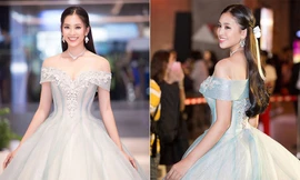 Hoa hậu Tiểu Vy hoá 'công chúa Disney' lộng lẫy dự ra mắt phim