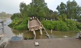 Hiện trường vụ tai nạn..