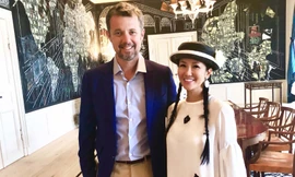 Hồng Nhung được mời dự tiệc sinh nhật của Hoàng thái tử Đan Mạch