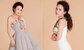 'Nàng dâu' Bảo Thanh mặc đầm đuôi cá bó sát khoe đường cong quyến rũ