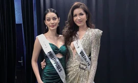 Minh Tú cho hoa hậu Philippines mượn đầm, được fan quốc tế cảm kích