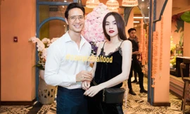 Hà Hồ tay trong tay với Kim Lý sau nụ hôn gây tranh cãi trên sân khấu
