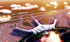 Mô hình sân bay Long Thành