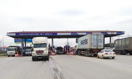 Hình ảnh tram thu phí trên QL 5