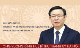  Chân dung tân Bí thư Thành ủy Hà Nội Vương Đình Huệ