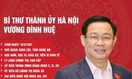 Chân dung Bí thư Thành ủy Hà Nội Vương Đình Huệ