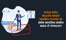 Giám đốc người Nhật mắc COVID-19 đến những điểm nào tại TPHCM?