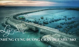 Mục kích đường chạy đẹp như mơ của Tiền Phong Marathon tại Lý Sơn