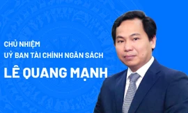 Chân dung tân Chủ nhiệm Uỷ ban Tài chính Ngân sách Lê Quang Mạnh