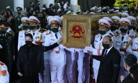 Toàn cảnh lễ truy điệu nguyên Tổng Bí thư Lê Khả Phiêu