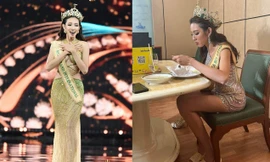 Hoa hậu Nguyễn Thúc Thuỳ Tiên tiết lộ lý do mang dép tổ ong sang Thái Lan