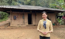 Người đẹp Hoa hậu Việt Nam Hà Thanh Vân tiết lộ kỉ niệm lần đầu tiên lên sóng VTV