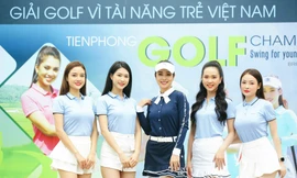 Jennifer Phạm và dàn người đẹp Hoa hậu Việt Nam khoe sắc tại Tiền Phong Golf Championship 2021