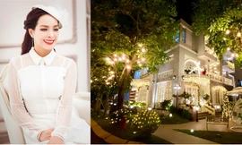 Siêu mẫu Thúy Hạnh trang hoàng biệt thự triệu đô đón Giáng sinh 