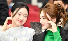 Dàn người đẹp Hoa hậu Việt Nam tại họp báo Giải thưởng Gương mặt trẻ Việt Nam tiêu biểu