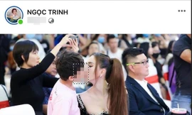 Showbiz 12/1: Ngọc Trinh hôn môi bé trai gây tranh cãi